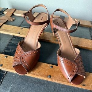Anthropologie Schuler & Sons brown sandals